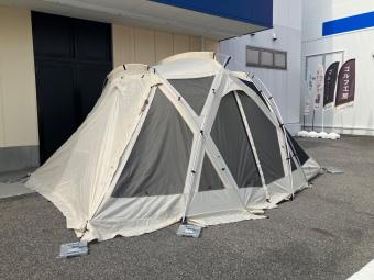 Snow peak (スノーピーク) ツールームテント TP-653-IV スカート・ルーフシート・グランドシートケースヨゴレ有 65周年記念 リビングシェル Pro.アイボリー インナールームセット