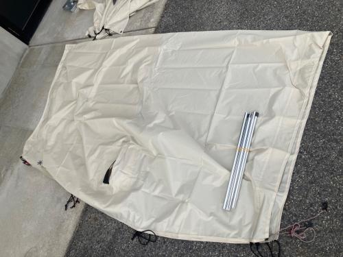 Snow peak (スノーピーク) ツールームテント TP-653-IV スカート・ルーフシート・グランドシートケースヨゴレ有 65周年記念 リビングシェル Pro.アイボリー インナールームセット