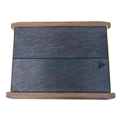 grace (グレース) アウトドアテーブル 420mm×305mm×205mm〜390mm ブラウン KAGECHIYO SIDE TABLE【忍】（天板セット）