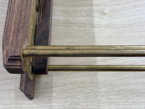grace (グレース) アウトドアテーブル 420mm×305mm×205mm〜390mm ブラウン KAGECHIYO SIDE TABLE【忍】（天板セット）