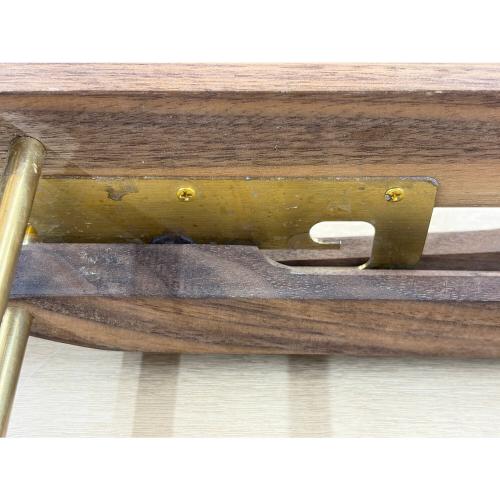 grace (グレース) アウトドアテーブル 420mm×305mm×205mm〜390mm ブラウン KAGECHIYO SIDE TABLE【忍】（天板セット）