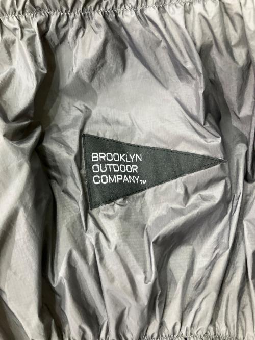 BROOKLYN OUTDOOR COMOANY マミー型シュラフ(ダウン) 800FP / 600g ダークグレー ※収納ケース欠品 保管用バッグ付 The Catskills Peak