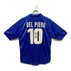 イタリア代表 (イタリアダイヒョウ) サッカーユニフォーム 1998年フランスW杯モデル 限定50枚のうち47番目 認定書付き メンズ SIZE L ブルー