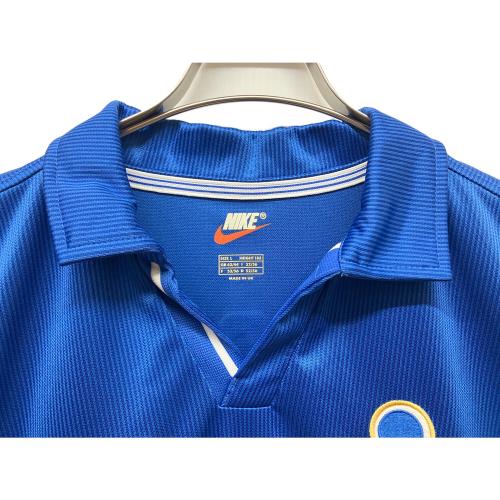イタリア代表 (イタリアダイヒョウ) サッカーユニフォーム 1998年フランスW杯モデル 限定50枚のうち47番目 認定書付き メンズ SIZE L ブルー