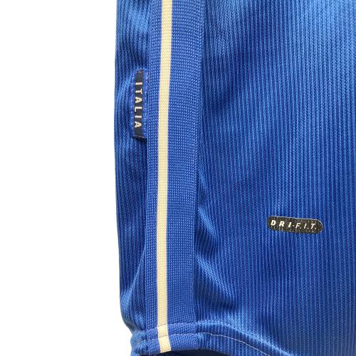 イタリア代表 (イタリアダイヒョウ) サッカーユニフォーム 1998年フランスW杯モデル 限定50枚のうち47番目 認定書付き メンズ SIZE L ブルー