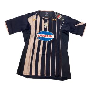 ユベントス サッカーユニフォーム 04-05アウェイユニフォーム メンズ SIZE L ネイビー×ピンク