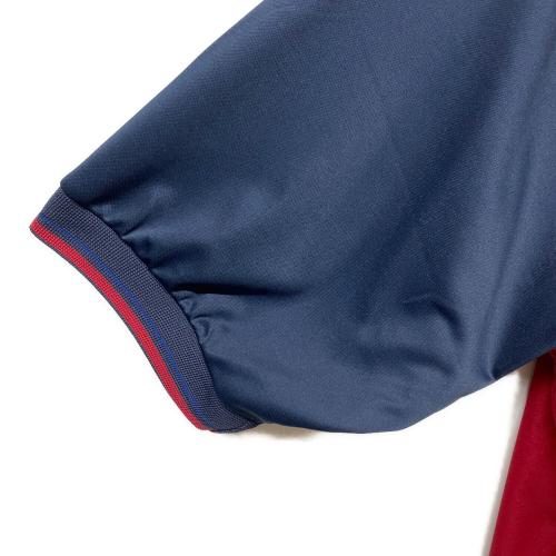 FCバルセロナ サッカーユニフォーム 100周年 ユニフォーム 復刻 半袖 メンズ SIZE XL レッド×ブルー