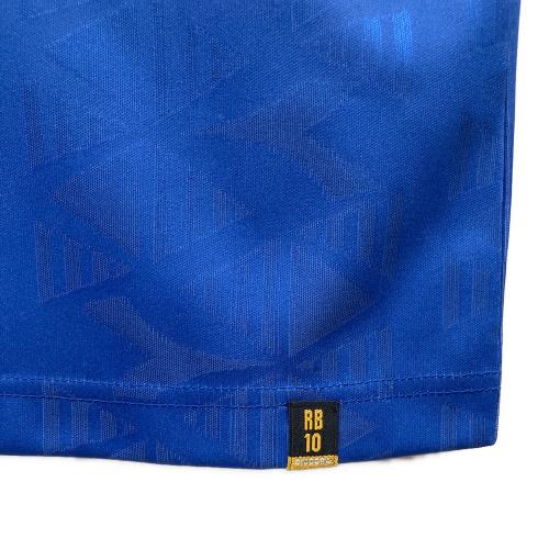 イタリア代表 【10】 ロベルト・バッジョ サッカーユニフォーム 94 モデル ユニフォーム ホーム半袖 復刻 メンズ SIZE L ブルー