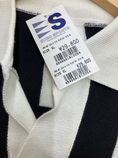 ユベントス サッカーユニフォーム 1984-1985シーズンモデル  メンズ SIZE XL ホワイト×ブラック