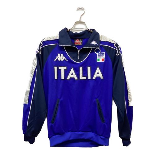 イタリア代表 (イタリアダイヒョウ) サッカーウェア(セットアップ) 1999-2001 ウィンドブレーカー  メンズ SIZE L ブルー