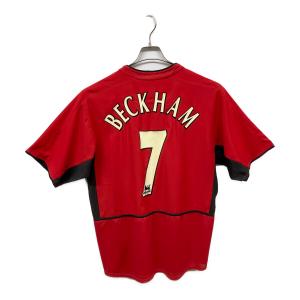 マンチェスターユナイテッド 【7】ベッカム サッカーユニフォーム 184947 02-04シーズン・ホーム  メンズ SIZE L レッド
