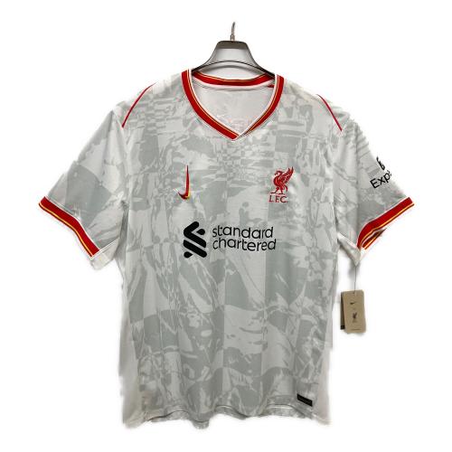 リヴァプールFC 【4】フィルジル・ファン・ダイク サッカーユニフォーム 24/25 サードユニフォーム 半袖 レプリカ メンズ SIZE XXL ホワイト