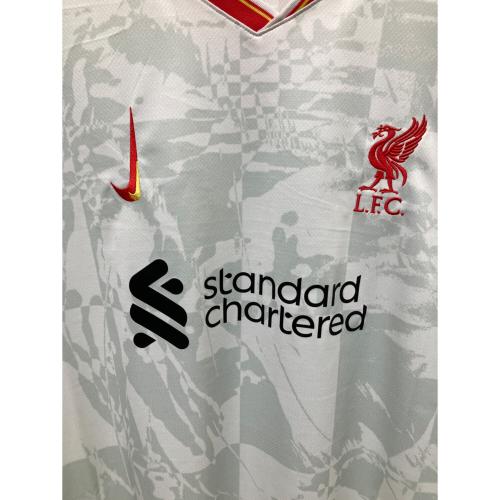 リヴァプールFC 【4】フィルジル・ファン・ダイク サッカーユニフォーム 24/25 サードユニフォーム 半袖 レプリカ メンズ SIZE XXL ホワイト