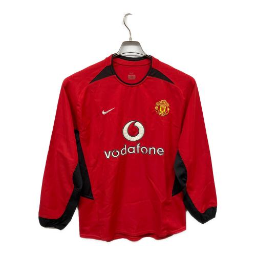 マンチェスターユナイテッド 【7】ベッカム サッカーユニフォーム 184948 02-03シーズン 長袖ホーム メンズ SIZE S レッド