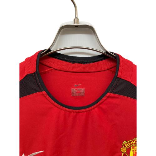 マンチェスターユナイテッド 【7】ベッカム サッカーユニフォーム 184948 02-03シーズン 長袖ホーム メンズ SIZE S レッド