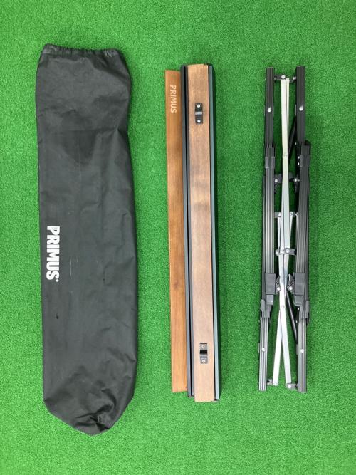 PRIMUS (プリムス) アウトドアテーブル ※メッシュパネル欠品 約90.0×50.5×45.0～68(h)cm アジャスタブルテーブルS