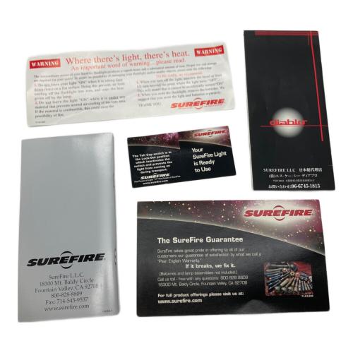 SUREFIRE (シュアファイヤー) 懐中電灯 M2 CENTURION 元箱・P61バルブ説明書付