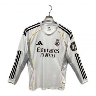 レアル・マドリード サッカーユニフォーム 25/26 長袖ホーム JN8884 SIZE XL ホワイト