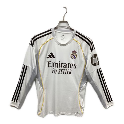 レアル・マドリード サッカーユニフォーム 25/26 長袖ホーム JN8884 SIZE XL ホワイト