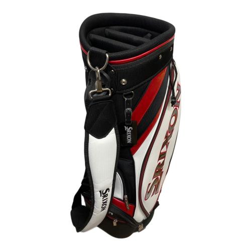 SRIXON (スリクソン) キャディバッグ GGC-S146・5分割・ヘッドカバー付 フード欠品 ブラック×ホワイト