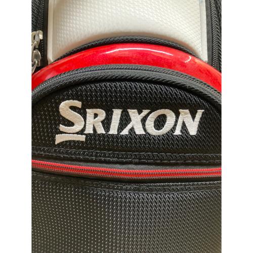 SRIXON (スリクソン) キャディバッグ GGC-S146・5分割・ヘッドカバー付 フード欠品 ブラック×ホワイト