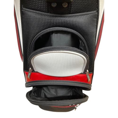 SRIXON (スリクソン) キャディバッグ GGC-S146・5分割・ヘッドカバー付 フード欠品 ブラック×ホワイト