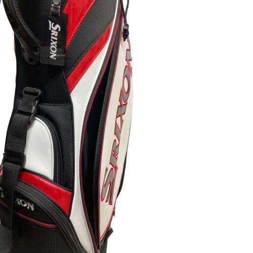 SRIXON (スリクソン) キャディバッグ GGC-S146・5分割・ヘッドカバー付 フード欠品 ブラック×ホワイト