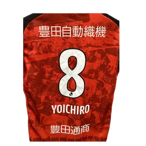 名古屋グランパス (ナゴヤグランパス)【8】柿谷 曜一朗 サッカーユニフォーム P2JA2Y0830 30周年 半袖オーセンティックユニフォーム SIZE XL レッド