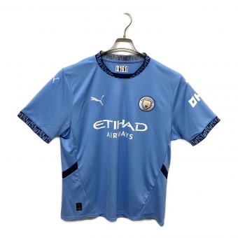 マンチェスターシティ (マンチェスター・シティ) サッカーユニフォーム 24-25 ホーム レプリカユニフォーム メンズ 775075-01 SIZE XL スカイブルー
