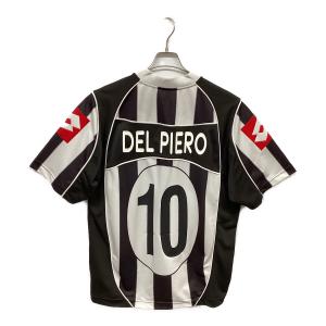 ユベントスFC【10】アレッサンドロ・デル・ピエロ サッカーユニフォーム 2002-2003シーズンホームユニフォーム SIZE XL ホワイト×ブラック