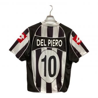 ユベントスFC【10】アレッサンドロ・デル・ピエロ サッカーユニフォーム 2002-2003シーズンホームユニフォーム SIZE XL ホワイト×ブラック