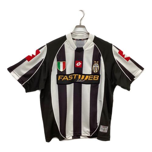 ユベントスFC【10】アレッサンドロ・デル・ピエロ サッカーユニフォーム 2002-2003シーズンホームユニフォーム SIZE XL ホワイト×ブラック