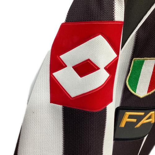 ユベントスFC【10】アレッサンドロ・デル・ピエロ サッカーユニフォーム 2002-2003シーズンホームユニフォーム SIZE XL ホワイト×ブラック
