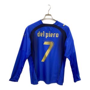 イタリア代表 (イタリアダイヒョウ) サッカーユニフォーム 731953 2006年ホームユニフォーム(ドイツＷ杯ワッペン付) @ SIZE L ブルー