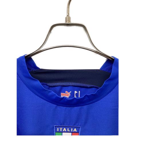 イタリア代表 (イタリアダイヒョウ) サッカーユニフォーム 731953 2006年ホームユニフォーム(ドイツＷ杯ワッペン付) @ SIZE L ブルー