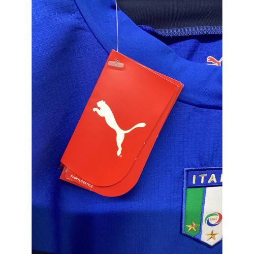 イタリア代表 (イタリアダイヒョウ) サッカーユニフォーム 731953 2006年ホームユニフォーム(ドイツＷ杯ワッペン付) @ SIZE L ブルー