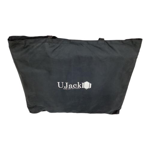 UJack (ユージャック) アウトドアチェア ブラック 難燃リクライニングローチェア