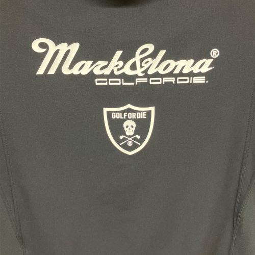 MARK&LONA (マークアンドロナ) モックネック ゴルフウェア(トップス) MLM-3C-AA26 メンズ SIZE 50 ブラック