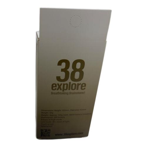 38explore (サーティーエイト・エクスプロー) 38灯 LEDランタン ブルー×ブラック