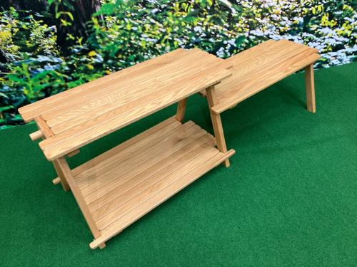 ON:PING システムラック (2段ラック・1段ラック・収納袋) 韓国ブランド Wood Loveshelf / ウッドラブシェルフ