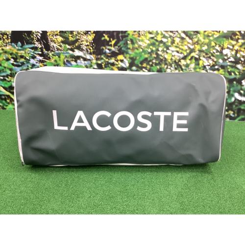 LACOSTE (ラコステ) Ｌ.20 テニスバッグ TLAB001 ホワイト×グリーン ラケット6本収納