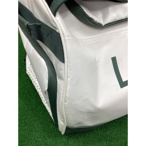 LACOSTE (ラコステ) Ｌ.20 テニスバッグ TLAB001 ホワイト×グリーン ラケット6本収納
