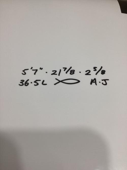 CHANNEL ISLANDS (チャネルアイランズ) アベレージジョー ショートボード TLPC製 5'7"×21 7/8"×2 5/8" 36.5L