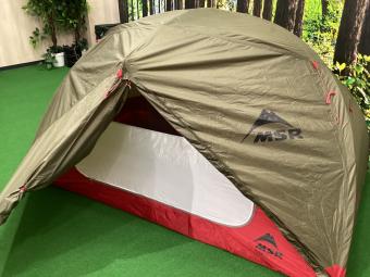 MSR (エムエスアール) 登山用テント フライシミヨゴレ有 オリーブ エリクサー2