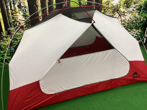 MSR (エムエスアール) 登山用テント フライシミヨゴレ有 オリーブ エリクサー2