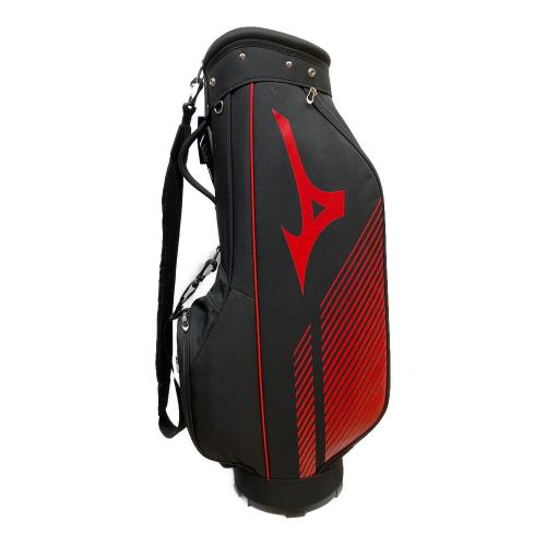 MIZUNO (ミズノ) キャディバッグ 5LJC23G1 62  サイズ：9.0型 ブラック×レッド