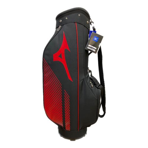 MIZUNO (ミズノ) キャディバッグ 5LJC23G1 62  サイズ：9.0型 ブラック×レッド
