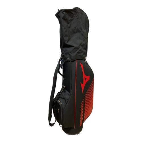 MIZUNO (ミズノ) キャディバッグ 5LJC23G1 62  サイズ：9.0型 ブラック×レッド