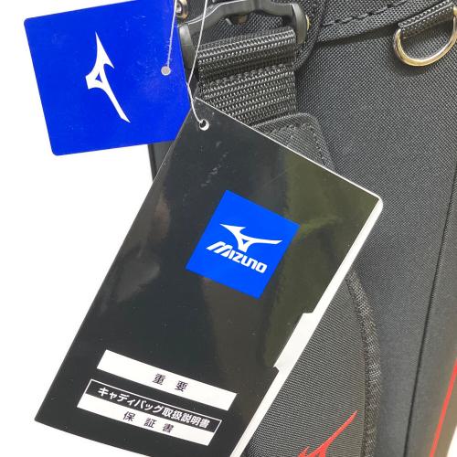 MIZUNO (ミズノ) キャディバッグ 5LJC23G1 62  サイズ：9.0型 ブラック×レッド
