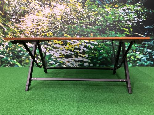 OGAWA (オガワ) アウトドアテーブル 約81×70×35 ブラウン 3ハイ&ローテーブル